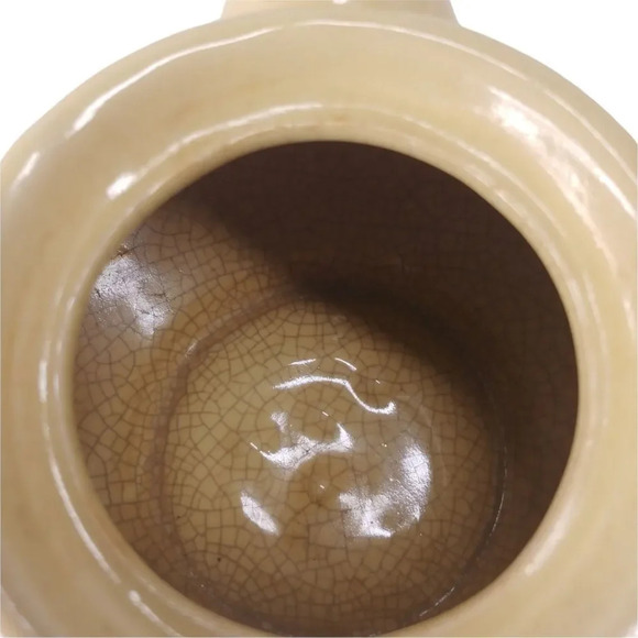 Vintage Pearl Ceramic Tea  Set, Yellow, Gilded 22k Carat Accents, 3 Piece Set - Picture 14 of 16